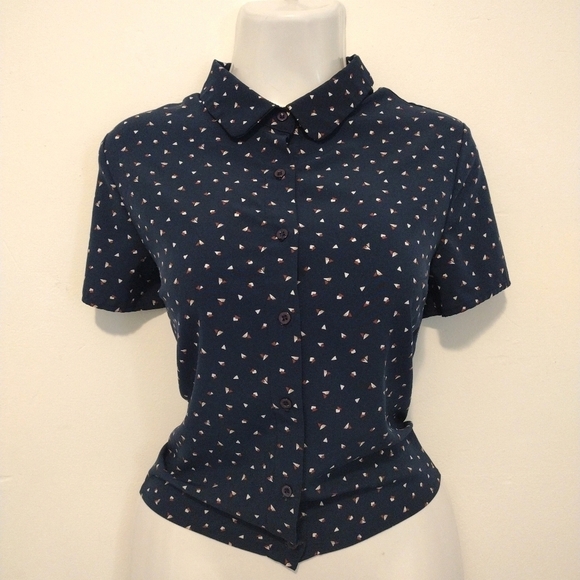 This&More - Back Tie Button Down Shirt - Picture 11 of 11